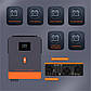 Гібридний сонячний інвертор PowMr POW-HVM10.2M-48V 220В + WIFI, фото 6