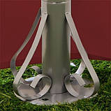 Круглий садовий павільйон 3,5 м Бордовий, фото 5