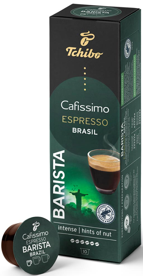 Кава в капсулах ЧІБО Кафиссимо/КАФИТАЛИ - Caffitaly Tchibo Cafissimo Espresso Brasil (коробочка 10 капсул)
