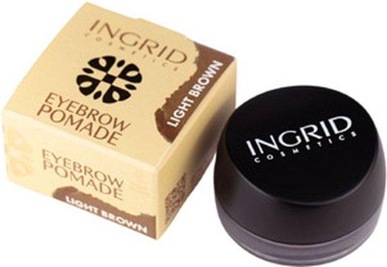 Водостійка помада для брів - Light Brown Ingrid Cosmetics Eyebrow Pomade Waterproof