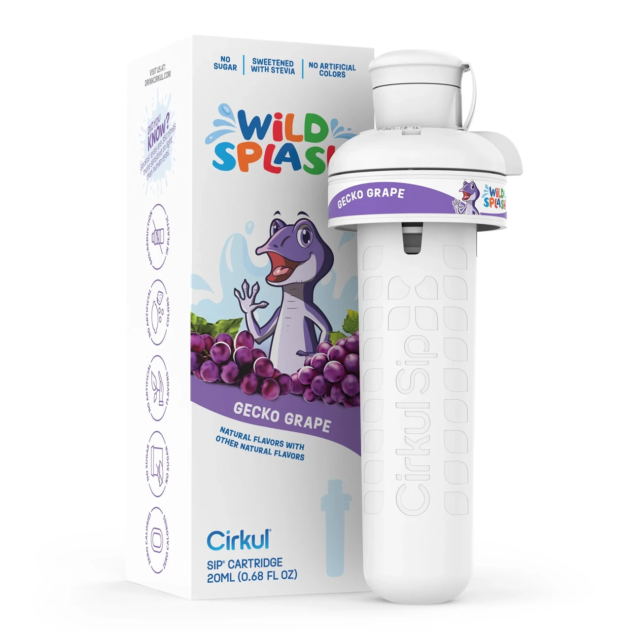 Картридж для напоїв Cirkul Wild Splash Gecko Grape Flavor Cartridge 1 упаковка