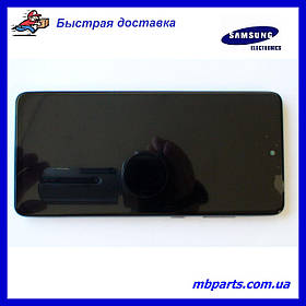 Дисплей із сенсором Samsung A725 Galaxy A72 OLED Black (оригінальний розмір матриці) у зборі з рамкою!