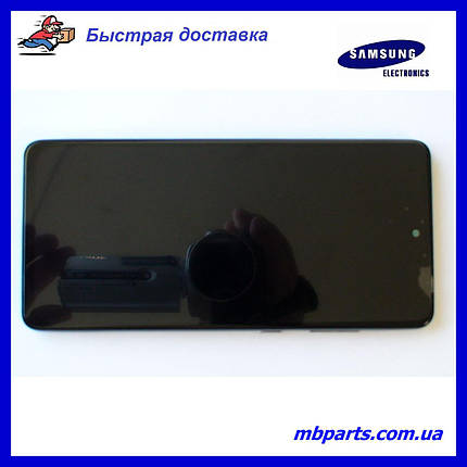 Дисплей із сенсором Samsung A725 Galaxy A72 OLED Black (оригінальний розмір матриці) у зборі з рамкою!, фото 1
