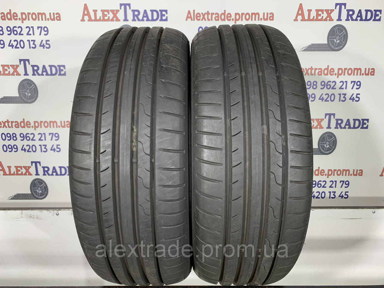 205/55 R17 Dunlop SP Sport Bluresponse літні шини б/у, фото 1