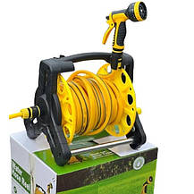 Котушка для водяного шланга + шланг 10 метрів поливальний набір Water Hose Reel, фото 6