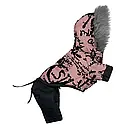 Комбінезон з'ємні штани 42 см (об'єм до 60см) Флок персик розм 8 для собак, фото 3