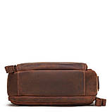 Чоловіча сумка через плече Натуральна шкіра Барсетка Чоловіча шкіряна сумка для документів планшет Коричнева, фото 10