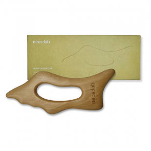 Neos:lab Body Sculptor Дерев'яний скребок гуаша для тіла, 84 мм х 210 мм