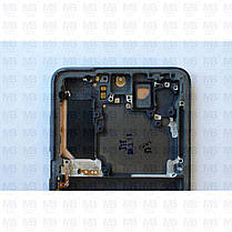 Дисплей із сенсором Samsung G991 Galaxy S21 OLED Grey (оригінальний розмір матриці) у зборі з рамкою!, фото 6