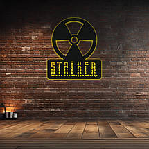 Панно декоративне картина на стіну Сталкер LED підсвітка 350х400 acr-p000199, фото 3