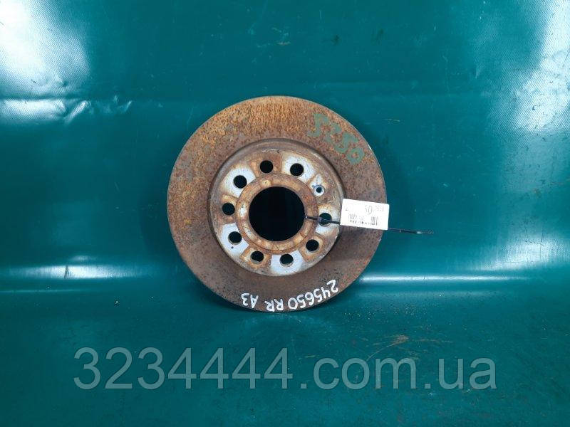 Гальмівний диск задній Audi A3 (8 V) 12-17 СЕДАН 1.8L CNSB 2015 (б/у)