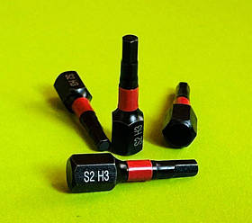 Біта для шуруповерта HEX 3x25 (10шт)