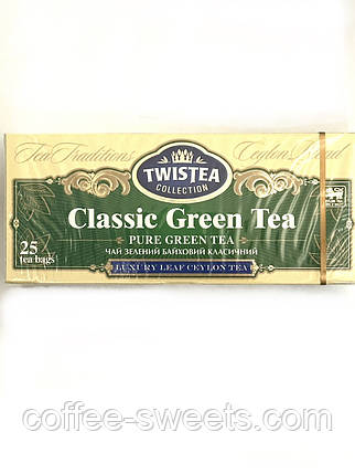 Чай зелений Twistea Classic Green Tea 25 пакетів, фото 3