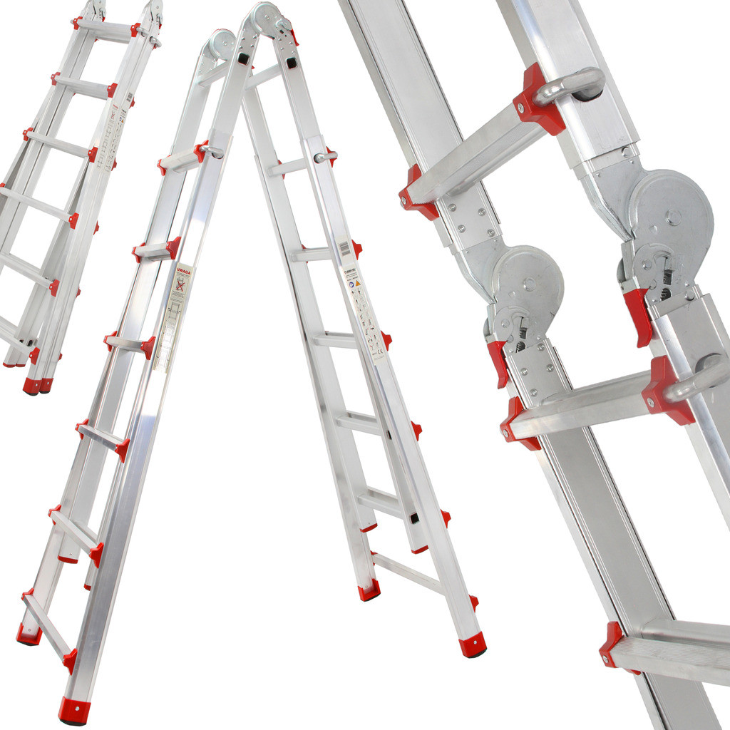 Драбина алюмінієва 4х6 Mar-Pol M85607