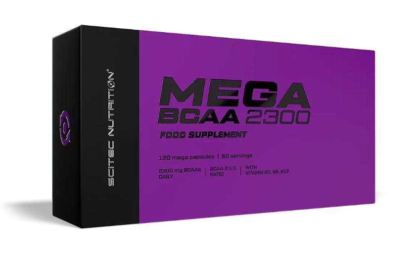 Амінокислоти BCAA SCITEC Nutrition MEGA BCAA 2300 120 капсул