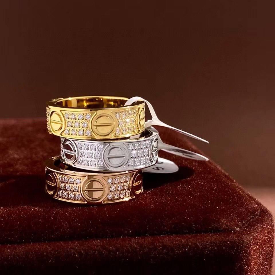 Cartier каблучка з цирконами