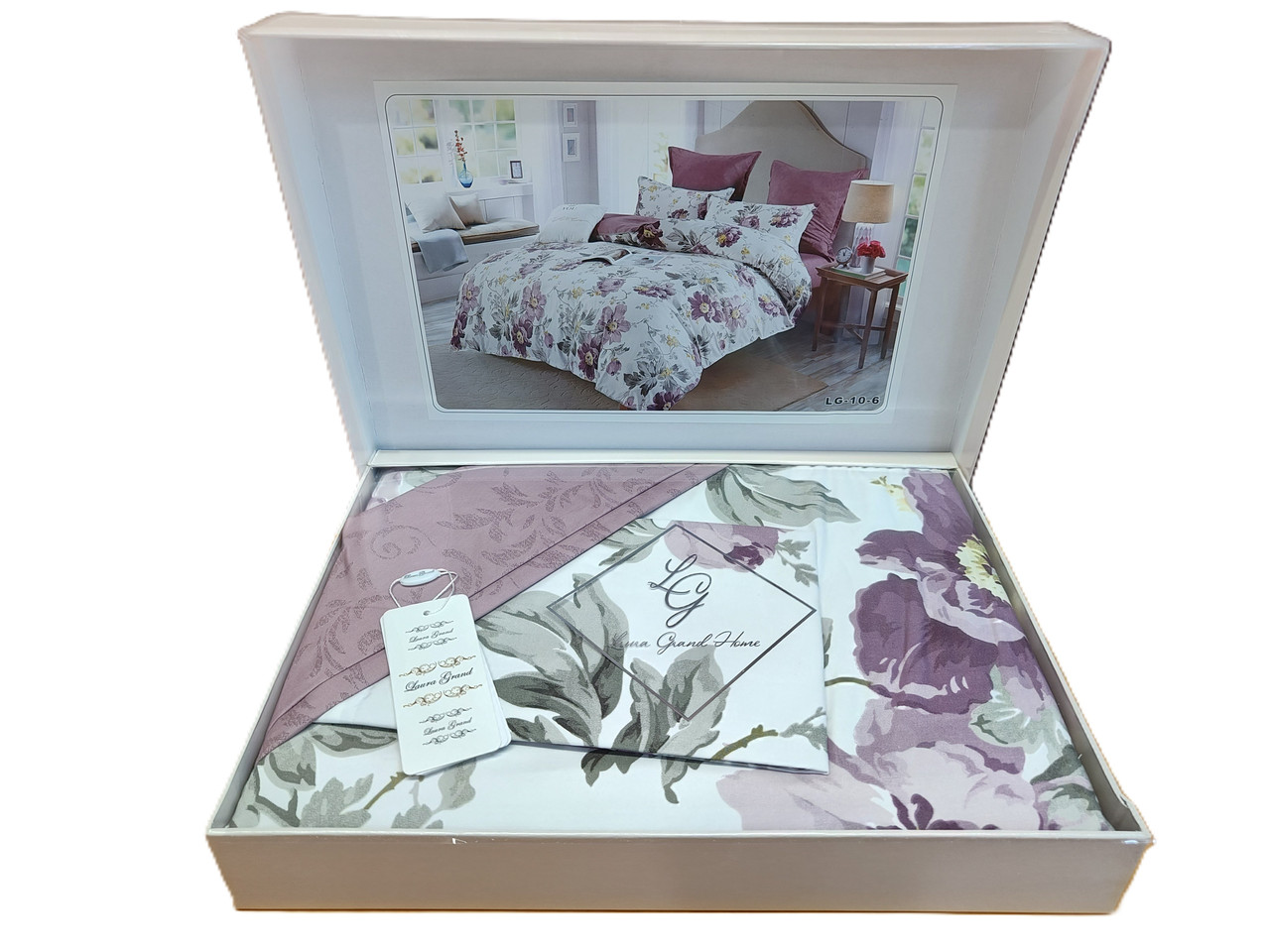 Постільна білизна в подарунковій коробці Laura Grand - Dufal - 4 наволочки