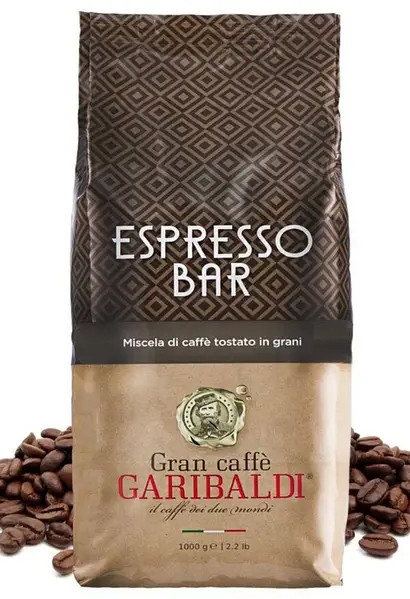 Кава в зернах Garibaldi Espresso Bar 1 кг Італія