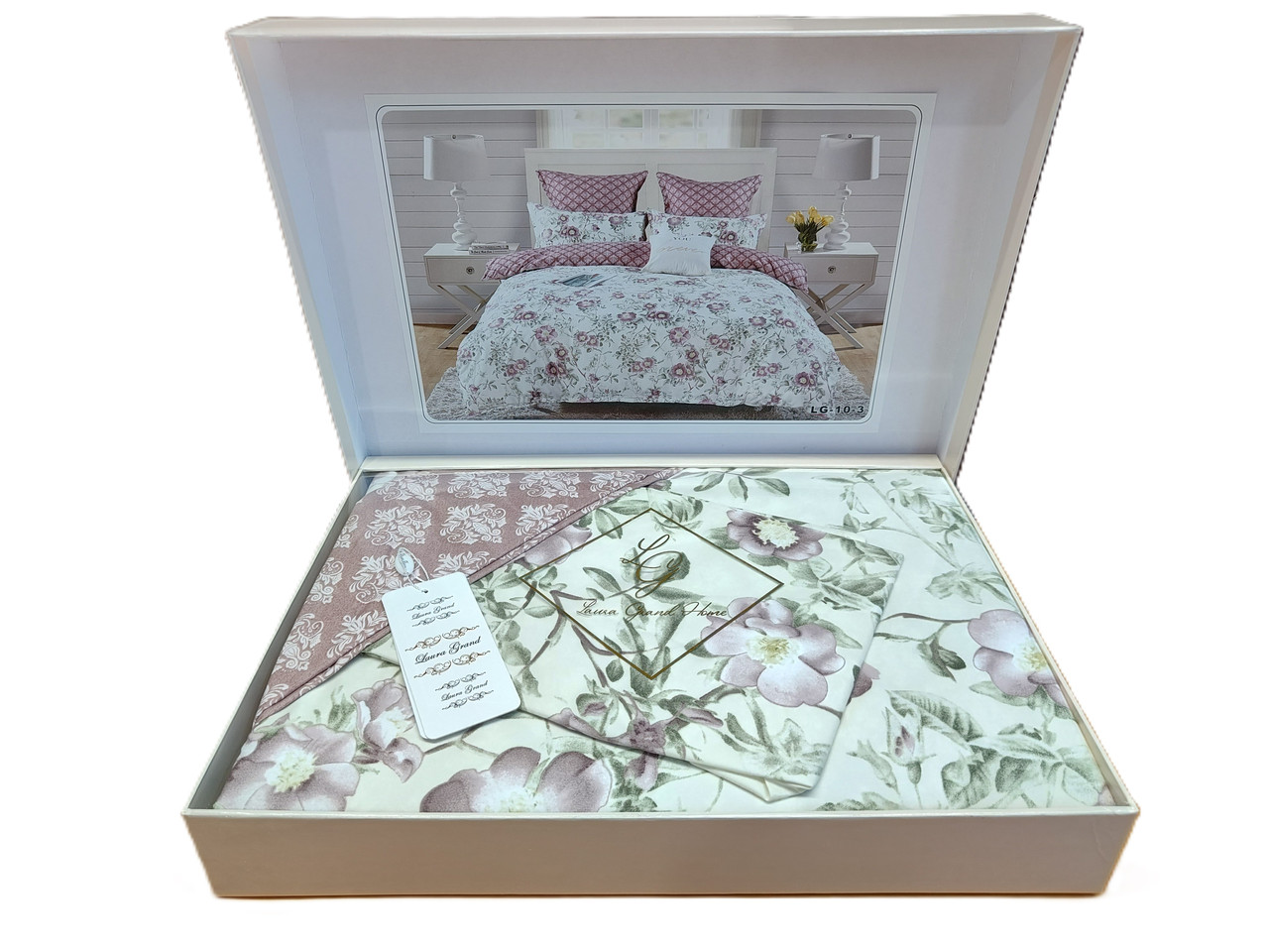 Постільна білизна в подарунковій коробці Laura Grand - Dufal - 4 наволочки