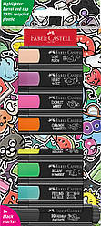 Набір текстових маркерів Faber-Castell Textliner 46 GRAFFITI, 8 кольорів (пастельні + неонові), 254692