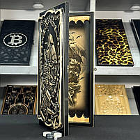 Дерев'яні нарди ручної роботи Корабель 50×23 см подарункові, фото 3