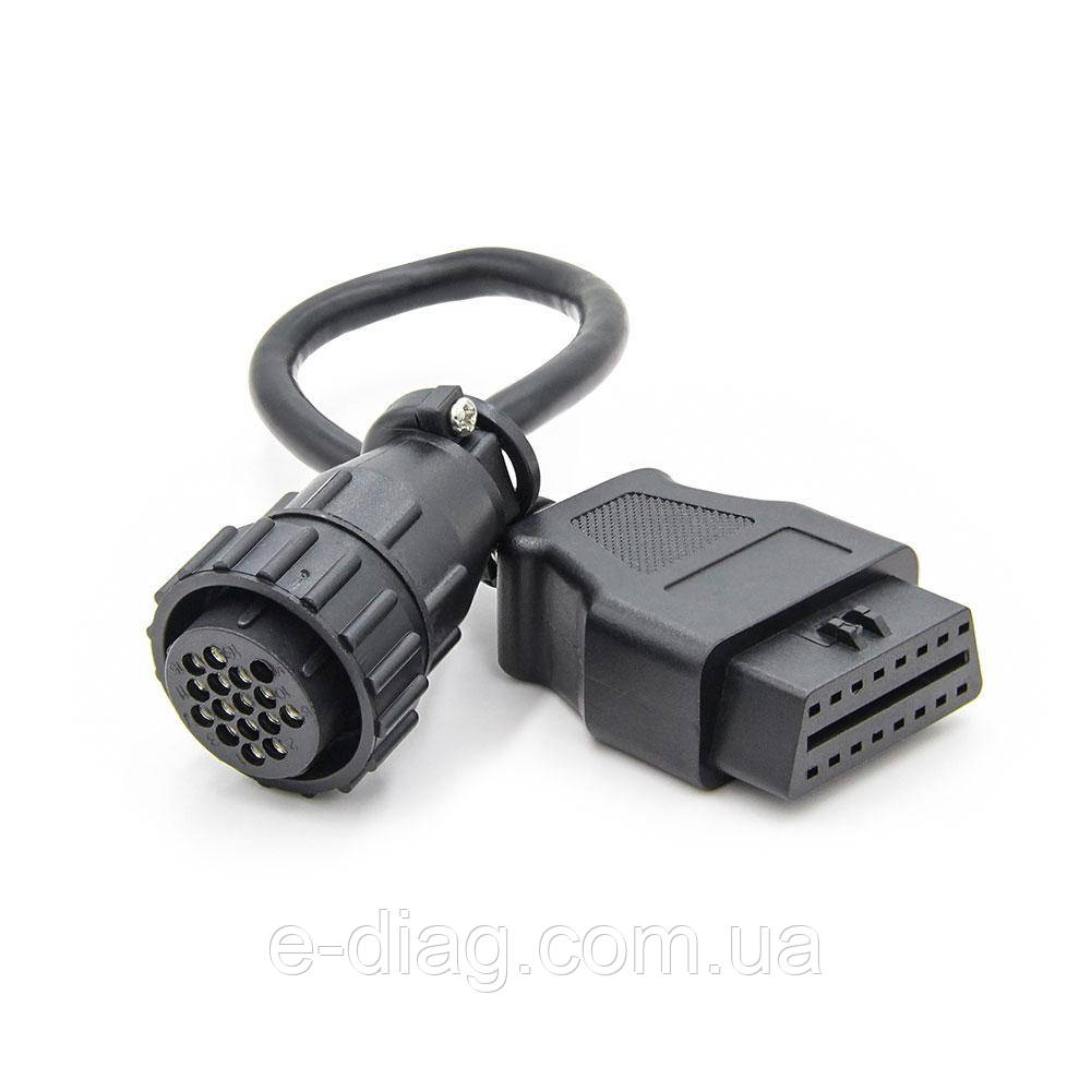 Перехідник з OBD2 16pin мама на Scania, DAF 16pin мама