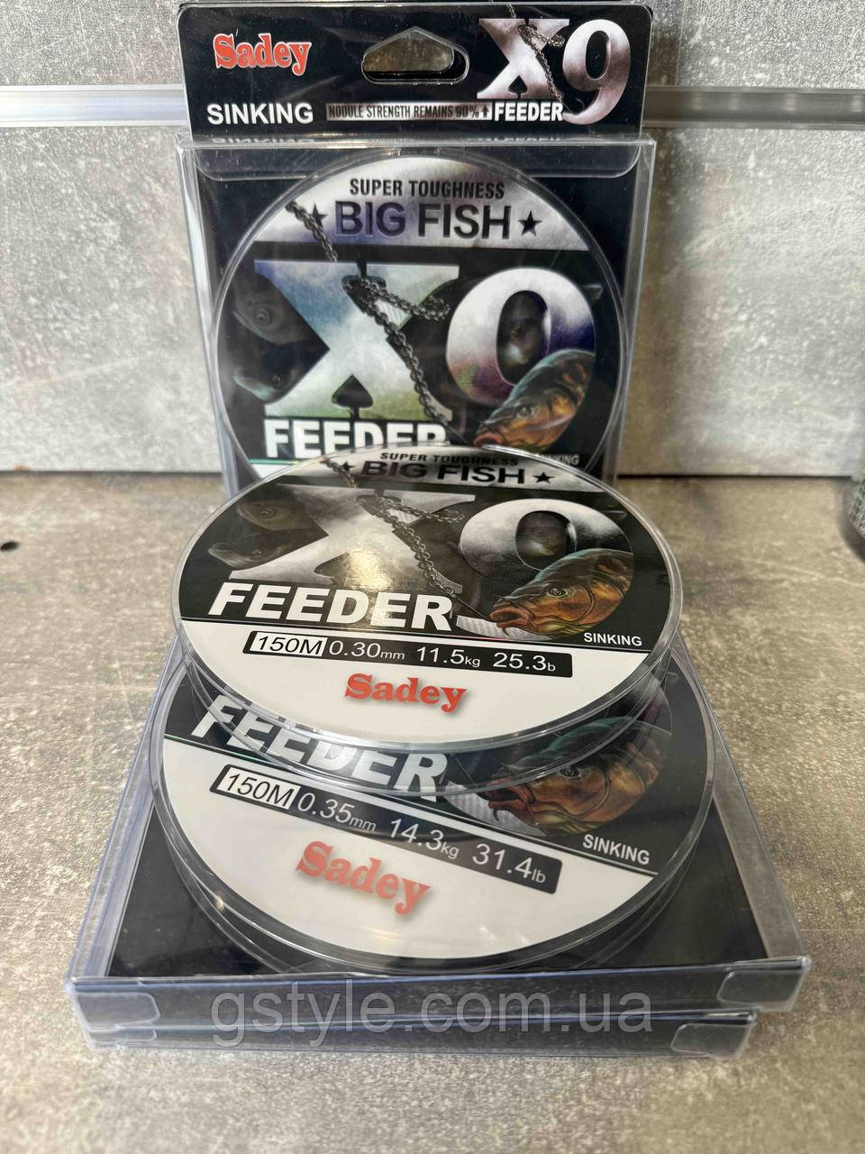 Волосiнь Sadey X9 Big fish 0.25мм 150м