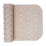 Антиковзаючий дитячий килимок для ванної XXL (бежевий), фото 3