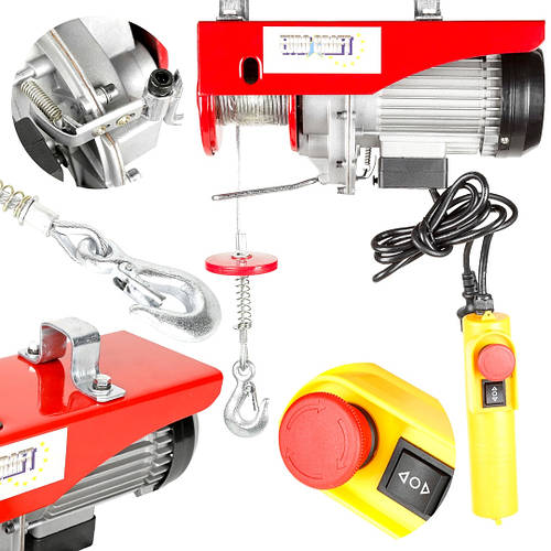 Тельфер электрический 220 вольт, лебедки электрические 220в 2000Вт (до ...