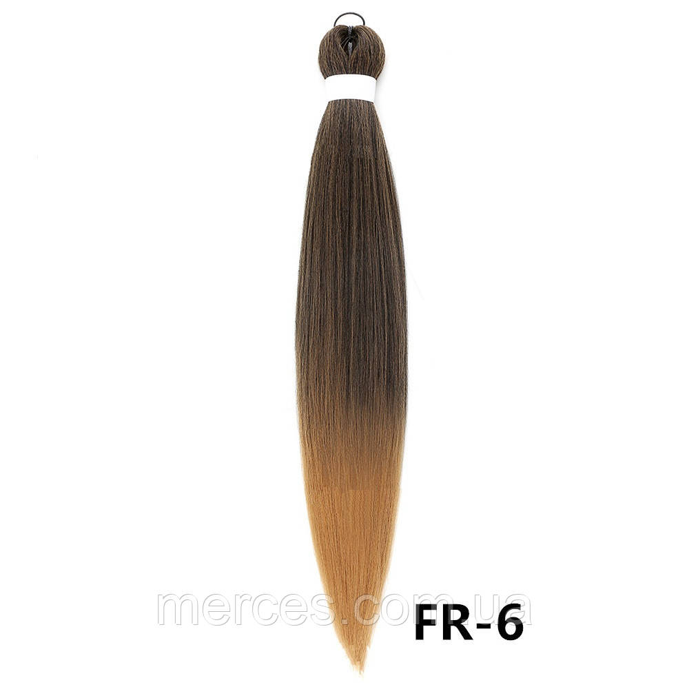 Канекалон Easy Braid чорний блонд золотистий беж Довжина 65 см Вага 90 грам Низькотемпературний 100-150°С FR-6, фото 1