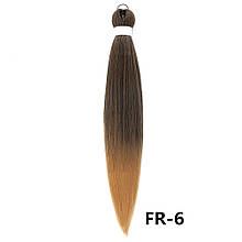 Канекалон Easy Braid чорний блонд золотистий беж Довжина 65 см Вага 90 грам Низькотемпературний 100-150°С FR-6