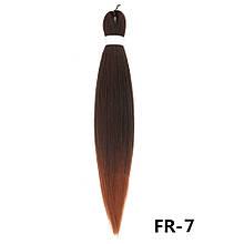 Канекалон Easy Braid чорний молочний шоколад капучино Довжина 65см Вага 90 грам Низькотемпературний 100-150°С FR-7