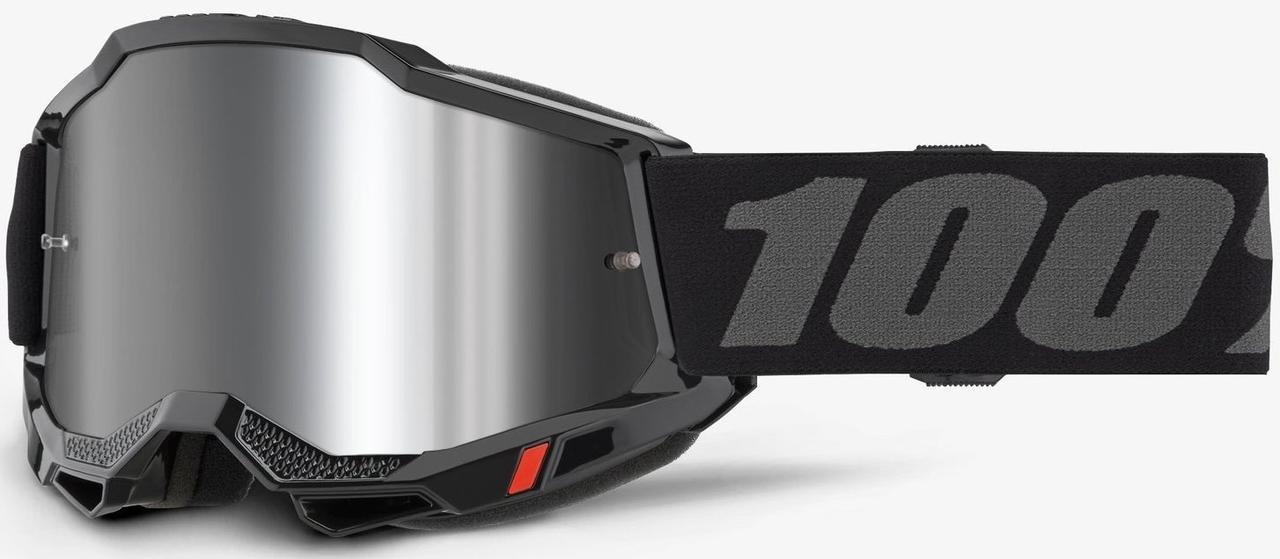 Дитячі окуляри 100% ACCURI 2 Youth Black - Mirror Silver Lens, Mirror Lens