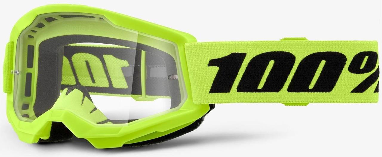Дитячі окуляри 100% STRATA 2 Youth Neon Yellow - Clear Lens, Clear Lens