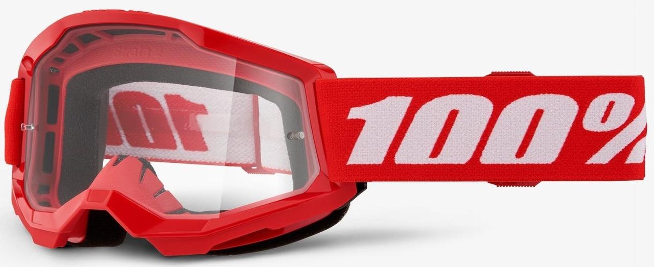Дитячі окуляри 100% STRATA 2 Youth Red - Clear Lens, Clear Lens