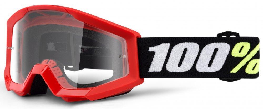 Дитячі окуляри 100% STRATA MINI Red - Clear Lens, Clear Lens
