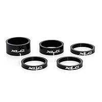 Проставні кільця XLC AS-A02, 1 1/8" (3x5, 1x10, 1x15), карбон, 5 шт.