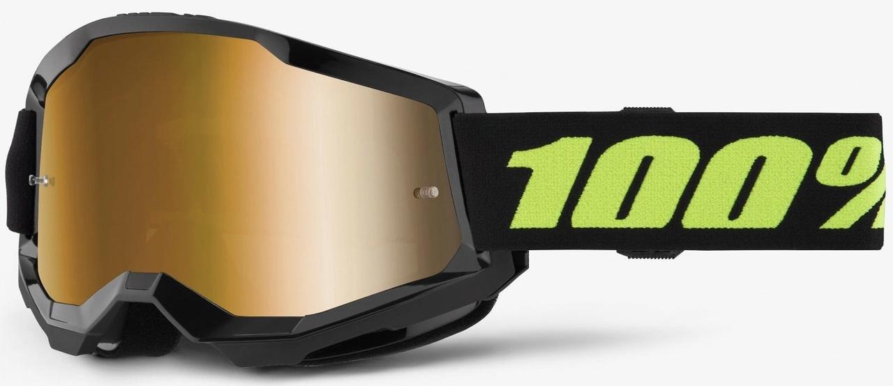 Маска кросова 100% STRATA Goggle II Solar Eclipse - Mirror Gold Lens One size