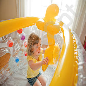 Надувний ігровий центр Підводний човен Intex 48664 Ball Toyz See-Thru Submarine Playhouse (від 3 до 6 років), фото 4