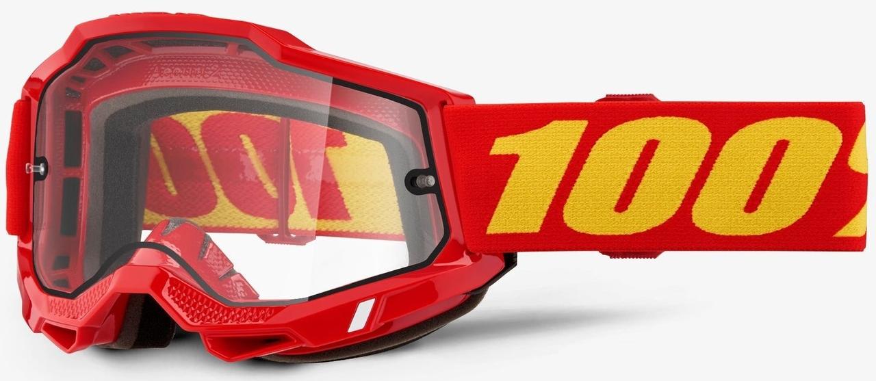 Окуляри 100% ACCURI 2 Enduro Red - Clear Dual Lens, Dual Clear Lens