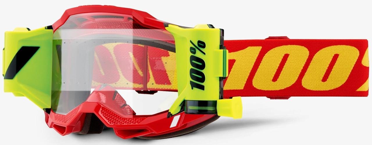 Окуляри 100% ACCURI 2 FORECAST Red - Clear Lens, Roll-Off