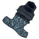 Комбінезон для дівчат 24 см (об'єм до 38см) зимовий розм 2 візерунки М'ята  для собак, фото 2