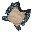 Комбінезон для дівчат 24 см (об'єм до 38см) зимовий розм 2 візерунки М'ята  для собак, фото 4