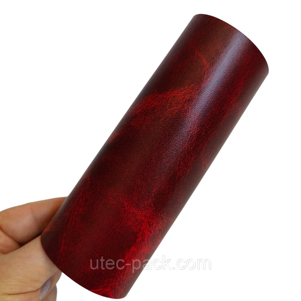 Бумвініл "Муар" вир-во Европа бордовий з друком 106 см, якість-преміум рулон 3 метри, фото 1