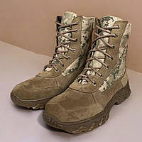 Зимові Чоловічі Тактичні Берці. 36-50р Койот. 100% Натуральна шкіра! MBZM-1003