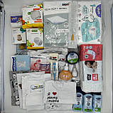 Набір у пологовий будинок для мами та новонародженого Premium у прозорій сумці L + сумка M для малюка 34 позиції EkoMama, фото 4