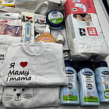 Набір у пологовий будинок для мами та новонародженого Premium у прозорій сумці L + сумка M для малюка 34 позиції EkoMama, фото 5