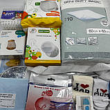 Набір у пологовий будинок для мами та новонародженого Premium у прозорій сумці L + сумка M для малюка 34 позиції EkoMama, фото 6