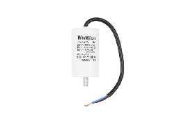 Конденсатор CBB60-G 12 мкФ, 450 В, Whicepart (провід + болт)