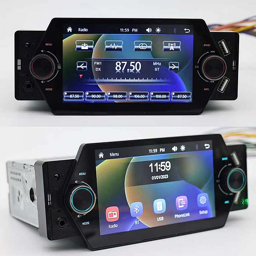 Автомагнитола 1Din PA 455U Android 2xUSB + Bluetooth + AUX, магнитола с ...